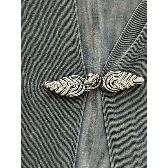 NWT Vikki V 4X‎ Slinky Knit Swing Vest Sleeveless Cardigan Travel Workwear Party - Picture 4 of 8